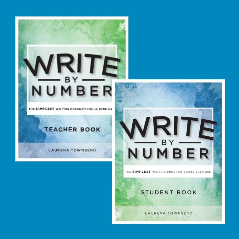 Write by Number sample book covers (Teacher and Student Books)
